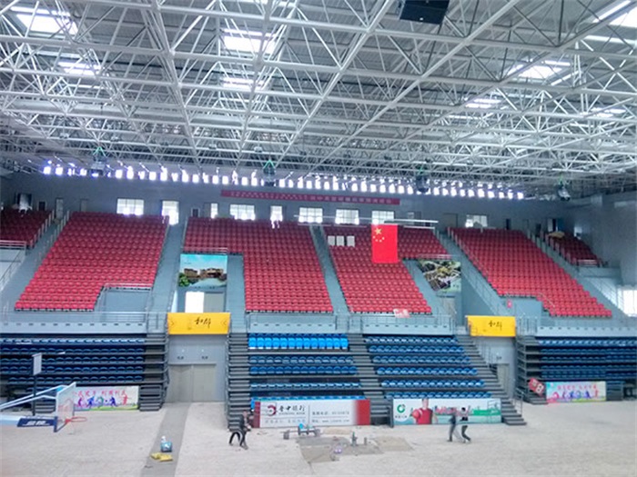 哈尔滨电厂体育馆网架加工